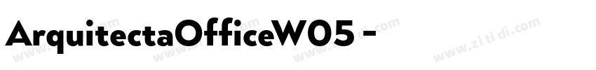 ArquitectaOfficeW05 字体转换